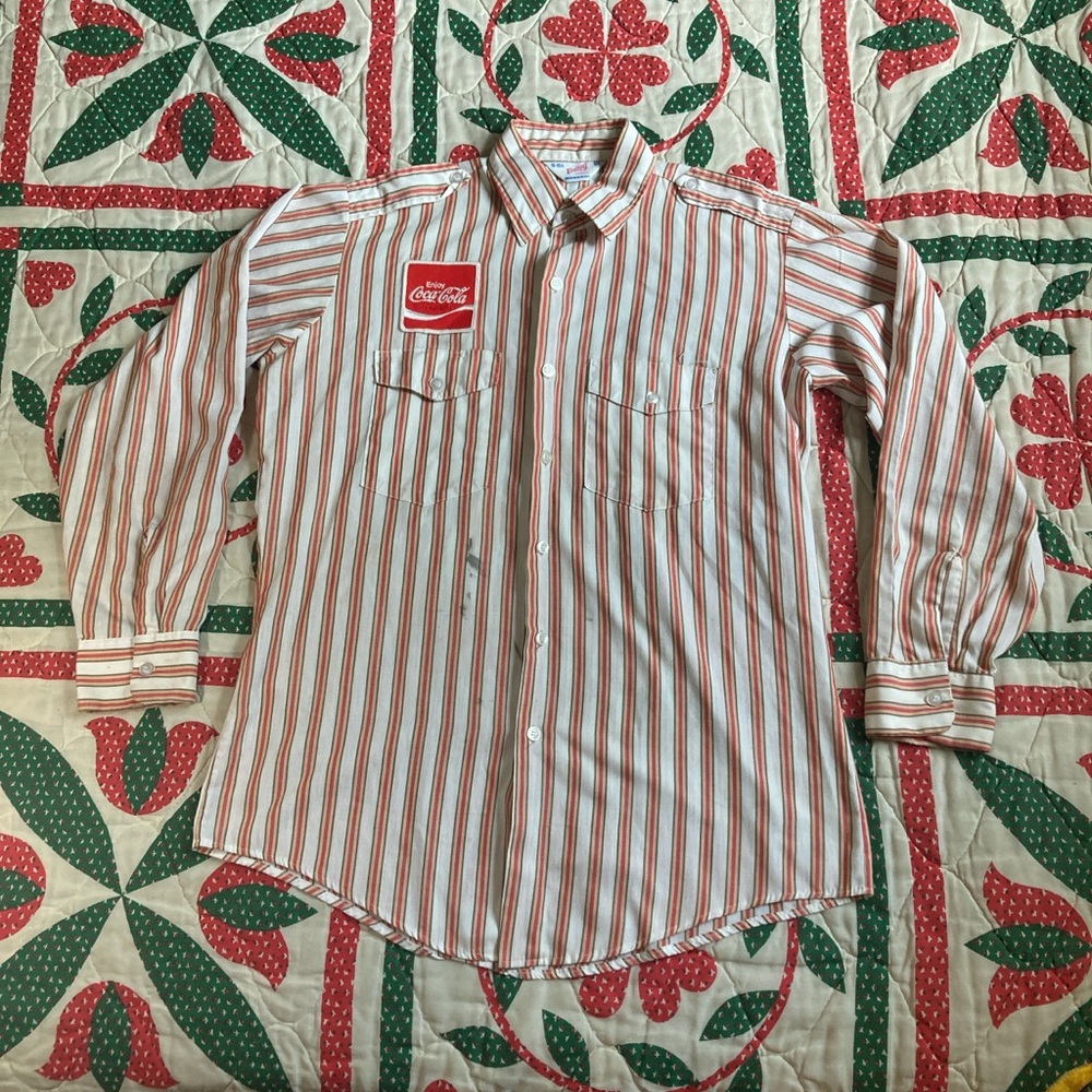 70’s Coca Cola button down shirt